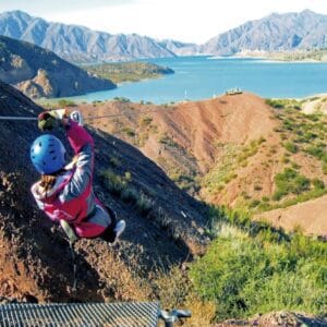 Rafting medio dia y Canopy con cruce por el río Mendoza