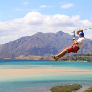 Canopy con cruce por el río Mendoza