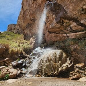 Cascada de Manqui Malal desde Malargüe